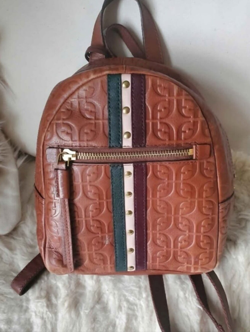 Fossil Purse/Megan BackpackBrown Leather Backpack
